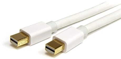 StarTech.com Cavo Mini DisplayPort da 2 m - Cavo Video Ultra HD 4K x 2K - Cavo Mini DisplayPort 1.2 - Cavo per Monitor da Mini DP a Mini DP - Cavo mDP Bianco (MDPMM2MW)