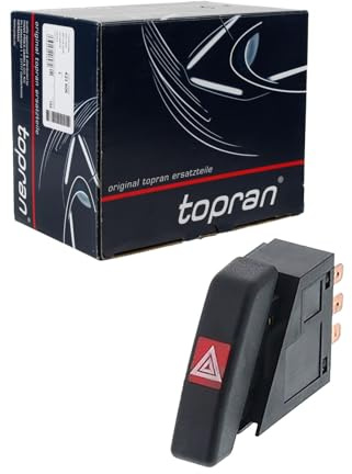 TOPRAN Warnblinkschalter 202198 | Kompatibel mit: OPEL CALIBRA A, VECTRA A, VECTRA A CC