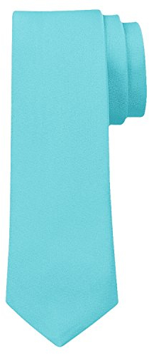 OM3® K-12 TRENDY SKINNY TIE/Modische schmale dünne Krawatte - TÜRKIS - Party Business Schlips Handmade Smoking Anzug Unisex