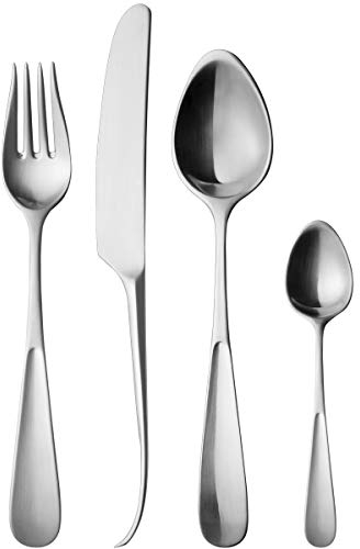 Georg Jensen GJ 106253 Besteck-Set 16 Stück Matt, Edelstahl, stainless steel, 8,3 x 19 x 26,2 cm