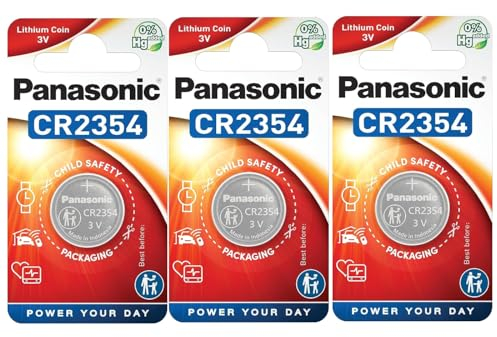 Panasonic [ Pack of 3 ] CR2354 2354 CR 2354 3V lithium BATTERIES