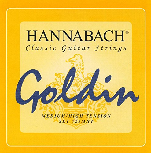 CUERDAS GUITARRA CLASICA - Hannabach (725/MHT) Goldin Super Carbon (Juego Completo)