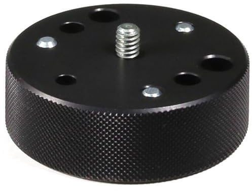 Manfrotto 120 Accessorio per Testa con Adattatore da 3/8 a 1/4 per Fotografia e Video, Nero