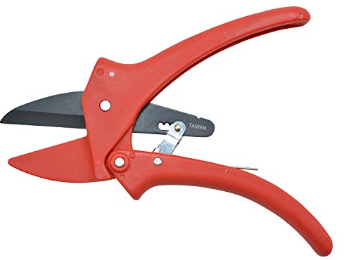 Clauss Ratschen-Gartenschere, 17.8 cm, 25.4 x 10.15 x 2.5 cm, rot, 20083