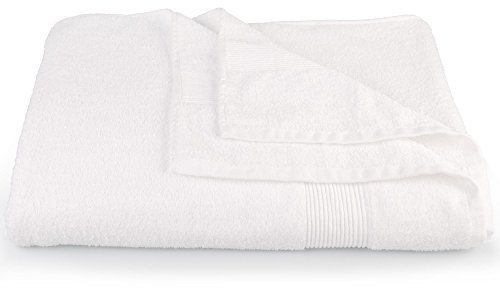 CelinaTex Bari Saunatuch 80 x 200 cm weiß Baumwolle Frottee Handtuch Badetuch Saunahandtuch