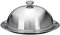 Excellent Houseware BBTrade Sales Cloche en Verre avec Plaque de Base en Acier Inoxydable Plateau de Service vidaXL Assiettes décoratives, Argent, 30,5 x 30,5 x 15 cm