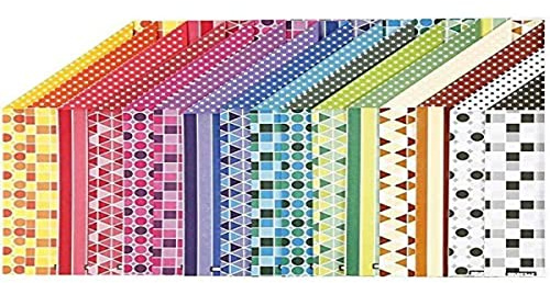 Colorbar-Kartons, A4, 21 x 30 cm, 250 cm, Muster, 16 Blatt in verschiedenen Farben