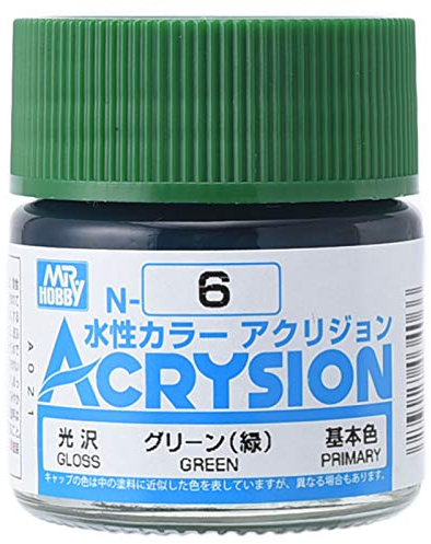 GSI Creos Gunze MR Hobby acrysion Farbe Acryl N6 grün Model Kit Paint 10 ml