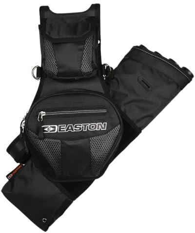 Easton Flipside 4-Tube Hip Quiver, Black, Left/Right