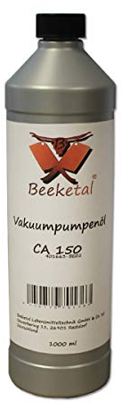 Beeketal Profi Vakuumpumpenöl CA 150 für fast alle Vakuumpumpen geeignet mit ausgezeichneten Fließeigenschaften