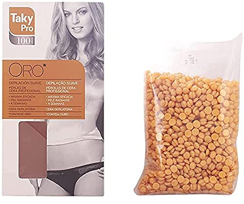 Taky Pro Oro Perlas De Cera Profesional - Bandas depilatorias, 200 gr