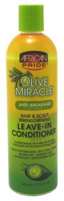 African Pride Olive Miracle Leave-in Conditioner, 12 Ounce by African Pride