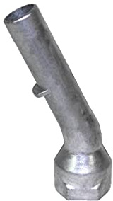 Fill-Rite 5200F1790 Nozzle Spout used with 100 and 5200 Series Hand Pumps, NPT Threads, Black