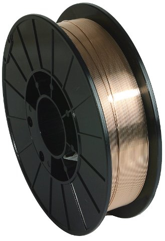 GYS Massivdrahtrolle Stahl CUSI3, Durchmesser 200 mm, 5 kg, Durchmesser 0,8 mm, gelb