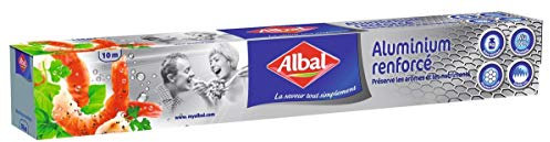 Albal Albal Rouleau Aluminium, Facile à Découper, Résistant, 20 m