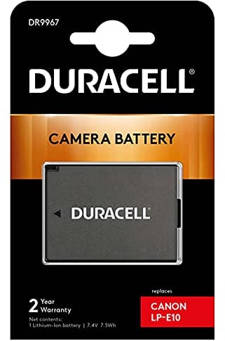 Duracell La fotocamera agli ioni di litio DR9967 sostituisce la batteria per LP-E10