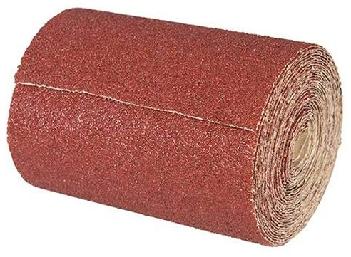 10m 80 Grit Aluminium Oxide Sand Paper Rolls – Long Life Sanding/Grinding Sheet - Loops