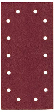 50er Pack Schleifpapier Schleifblatt 115 x 230 mm 14 Loch Körn.40-120 für Schwingschleifer (Körnung 60)