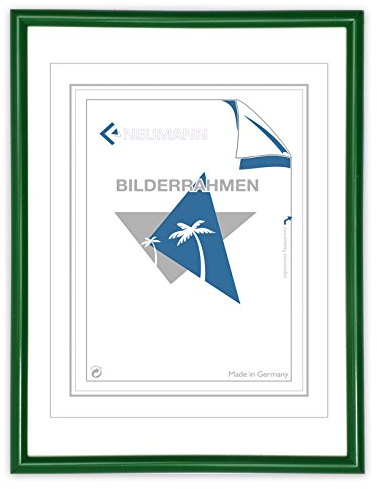 Neumann Bilderrahmen Kunststoffrahmen Classic, 40x60 cm, grün