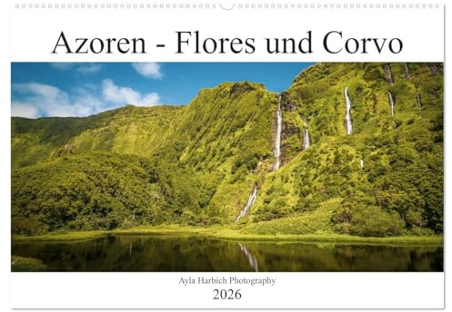 Azoren Landschaften - Flores und Corvo (Wandkalender 2026 DIN A2 quer), CALVENDO Monatskalender: Kalender mit 13 Landschaft Fotos von den Inseln Flores und Corvo, auf den Azoren. (CALVENDO Natur)