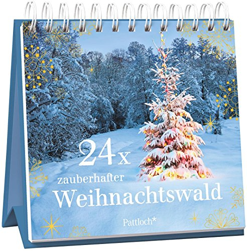 24 x zauberhafter Weihnachtswald: Adventskalender