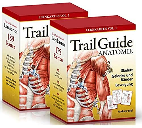 Trail Guide Anatomie: Lernkarten-Set Vol. 1 + Vol. 2