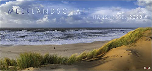 Meerlandschaft: Hans Jessel. Wandkalender 2020. Monatskalendarium. Spiralbindung. Format 96 x 45 cm