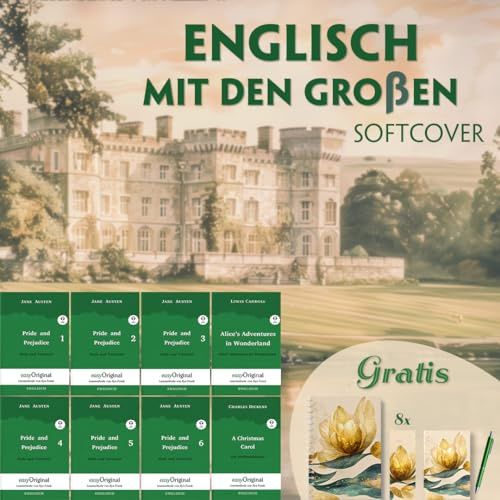 Englisch mit den Großen Softcover (8 Bücher + Audio-Online + exklusive Extras) - Frank-Lesemethode, m. 8 Audio, m. 8 Audio, 8 Teile: Weg mit dem ... und perfektionieren durch Eintauchen