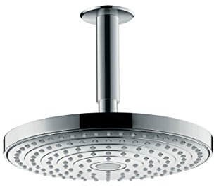hansgrohe Raindance Select S 240 Duschkopf, Kopfbrause für Deckenmontage, 2 Strahlarten, Chrom