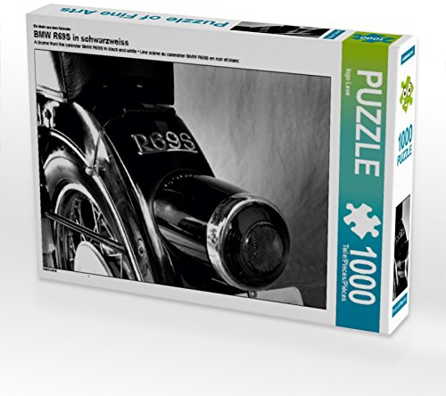 CALVENDO Puzzle BMW R69S in schwarzweiss 1000 Teile Lege-Größe 64 x 48 cm Foto-Puzzle Bild von Ingo Laue