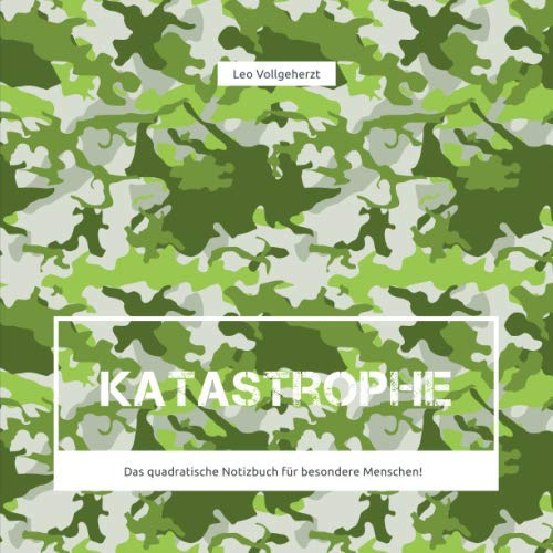 vollgeherzt: katastrophe - Das quadratische Notizbuch für besondere Menschen! (#8)