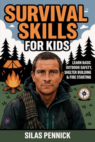 Survival Skills for Kids: Learn Basic Outdoor Safety, Shelter Building & Fire Starting