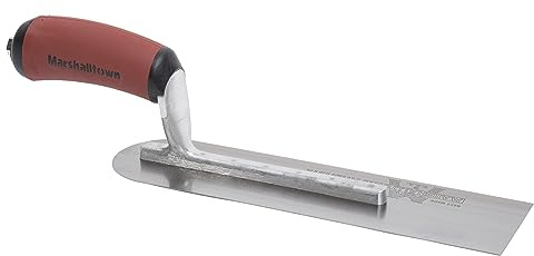 Marshalltown Rohrkelle mit DuraSoft Griff, perfekte Kelle für enge Räume und Stellen, Maße: 267x76 mm