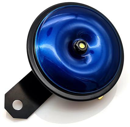 Bike It Universal Motorcycle Motorbike Horn 12V 110db Blue