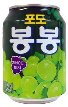 Haitai grape bonbon juice 238ml cans