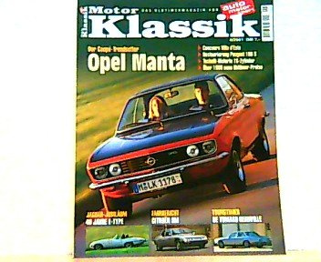 Motor Klassik. Das Oldtimermagazin von auto motor und sport. Heft: 6 / 2001. Mit Themen u.a.: Der Coupe-Trensetter. Opel Manta. / Technik-Historie 16-Zylinder.