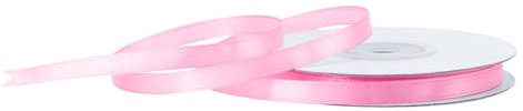 Creativery Rouleau de ruban en satin 6 mm 25 m Rose 148
