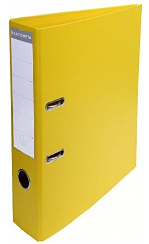 Exacompta Sammelmappe, 6 Aktenordner PVC-Rücken 70 mm gelb