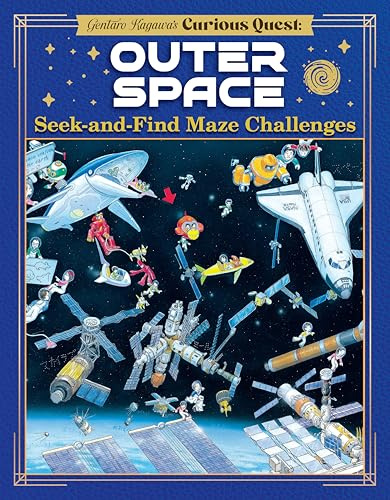 Gentaro Kagawa's Curious Quest: Outer Space: Seek-and-Find Maze Challenges