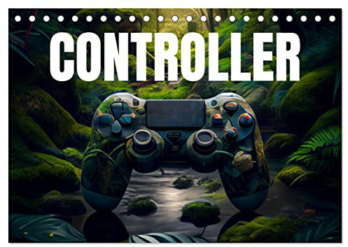 Controller (Tischkalender 2026 DIN A5 quer), CALVENDO Monatskalender: Fantasievolle Game Controller (CALVENDO Technologie)