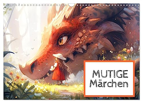 Mutige Märchen (Wandkalender 2026 DIN A3 quer), CALVENDO Monatskalender: Märchenhaftes Lesevergnügen. Jeden Monat eine neue Geschichte. (CALVENDO Menschen)