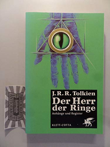 Der Herr der Ringe. Anhänge und Register: Annalen der Könige und Herrscher, Zeittafel: die Jahre der Westlande, Familienstammbäume, Auenland-Kalender, ... Register zur kartonierten Ausgabe im Schuber