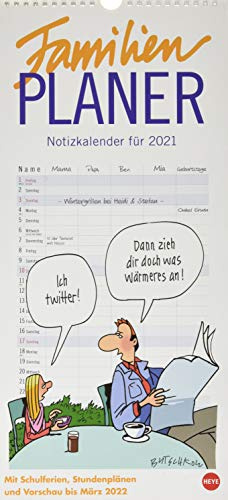 Butschkow: Familienplaner Kalender 2021