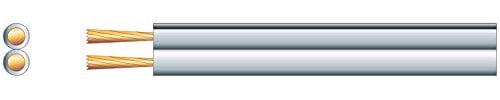 Mercury | Figure 8 Speaker Cable | 100m Drum White/Black | 2 x (13 x 0.18mmØ)