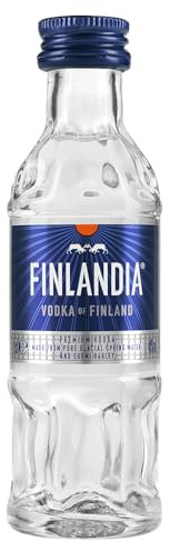 Finlandia Vodka | Reinheit | Purer Geschmack | Aus Finnland | Umweltbewusste Produktion | Aus reinem Gletscherquellwasser | 40% | 50 ML