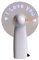 LED Ventilator I love you mit 11 blauen LED, Handventilator, Leuchtventilator