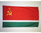 AZ FLAG Bandera de la REPÚBLICA SOCIALISTA SOVIÉTICA DE Lituania 150x90cm para Palo - Bandera RSS LITUANA 90 x 150 cm