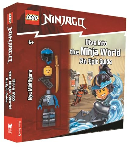 LEGO® NINJAGO®: Dive Into the Ninja World: An Epic Guide (with Nya minifigure)