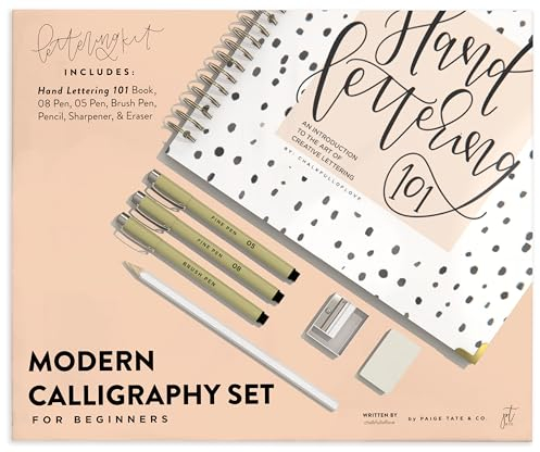 Modern Calligraphy Kit for Beginners: A Creative Craft Kit for Adults featuring Hand Lettering 101 Book, Brush Pens, Calligraphy Pens, and More (Calligraphy Practice Book Series, Band 2)