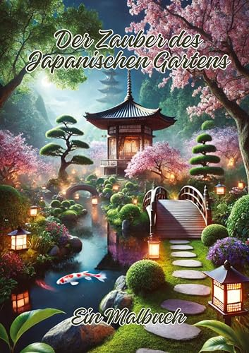 Der Zauber des Japanischen Gartens: Ein Malbuch